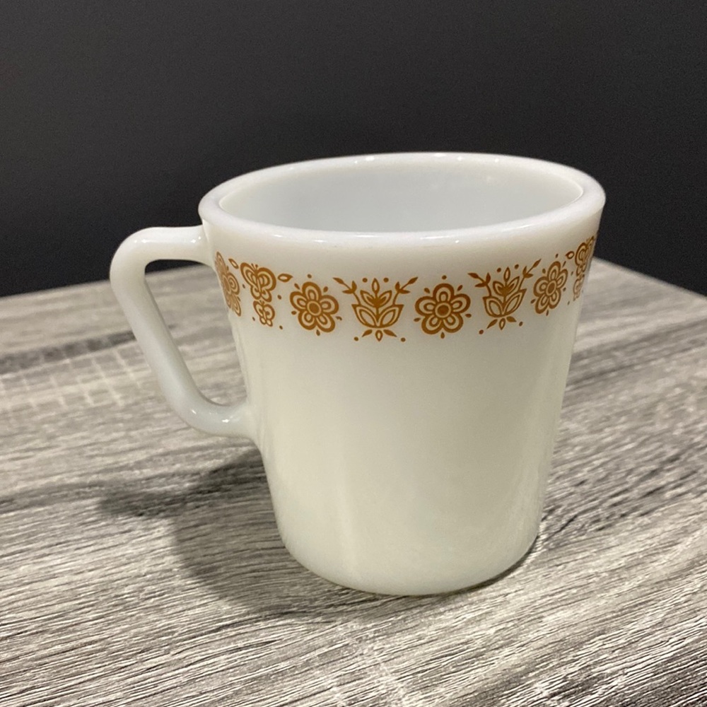 Pyrex | Vintage: Butterfly Gold Coffee Mug